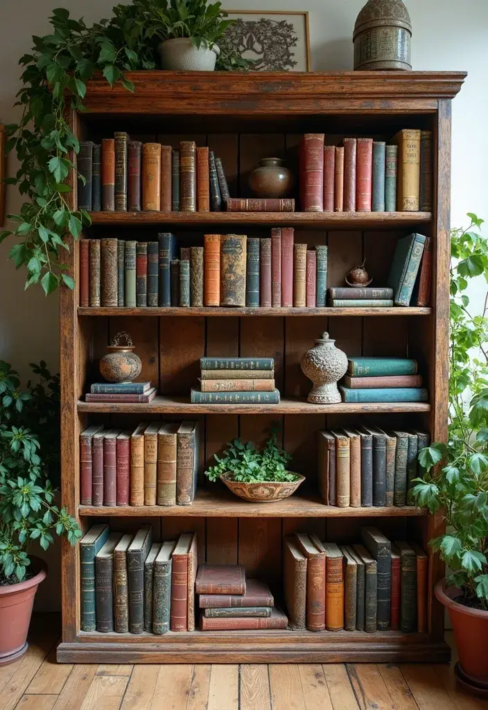 کتابخانه با طراحی مدرن و قفسه‌های شیشه‌ای برای نمایش کتاب‌ها
