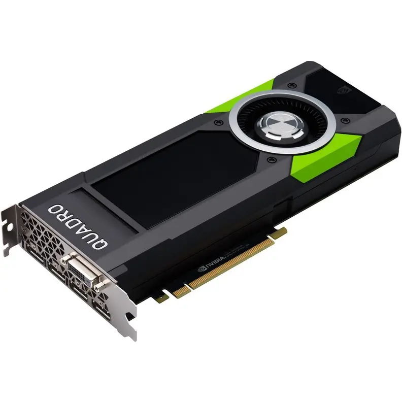 نمونه‌ای از کارت گرافیک NVIDIA با طراحی مدرن و خنک‌کننده‌های بزرگ